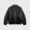 Veste Teddy en cuir de veau