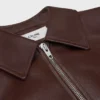 Veste Teddy en cuir de veau Veste Teddy en cuir de veau