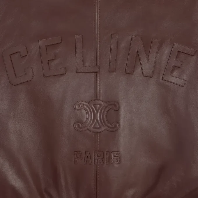 Veste Teddy en cuir de veau Veste Teddy en cuir de veau