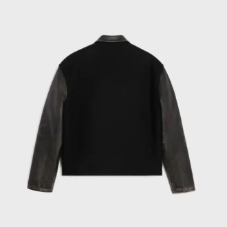 Veste Teddy en feutre de laine