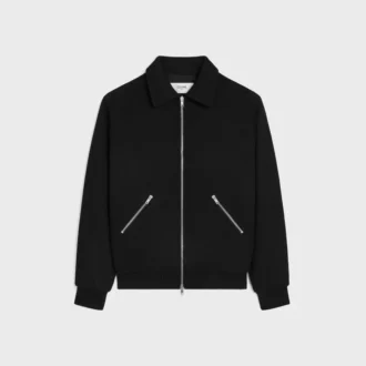 Veste Teddy en laine texturée
