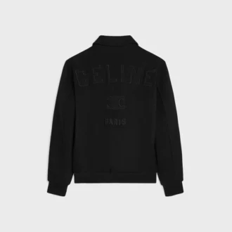 Veste Teddy en laine texturée