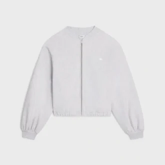 Veste Teddy en molleton de coton