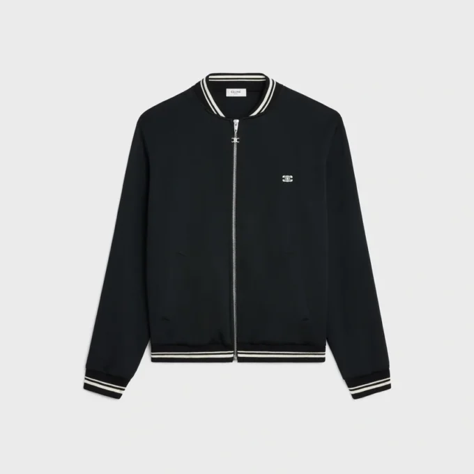 Veste Teddy Triomphe en jersey double face Veste Teddy Triomphe en jersey double face