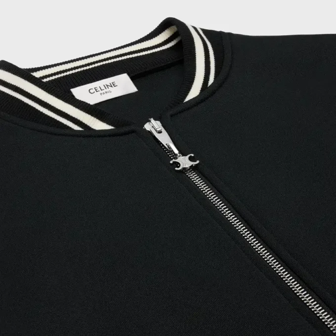 Veste Teddy Triomphe en jersey double face Veste Teddy Triomphe en jersey double face