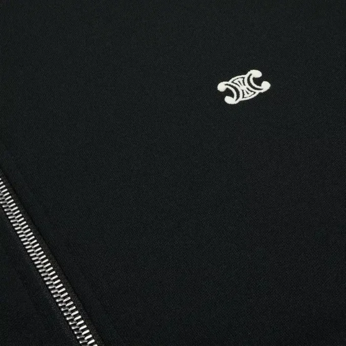 Veste Teddy Triomphe en jersey double face Veste Teddy Triomphe en jersey double face