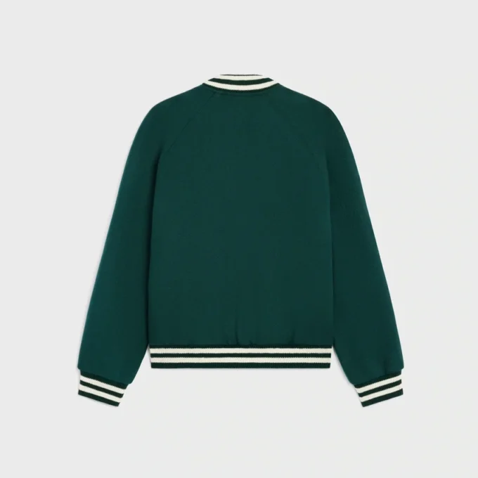 Veste Teddy Triomphe en laine texturée Veste Teddy Triomphe en laine texturée