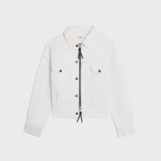 Veste trucker en denim de coton