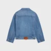 Veste trucker en denim de coton