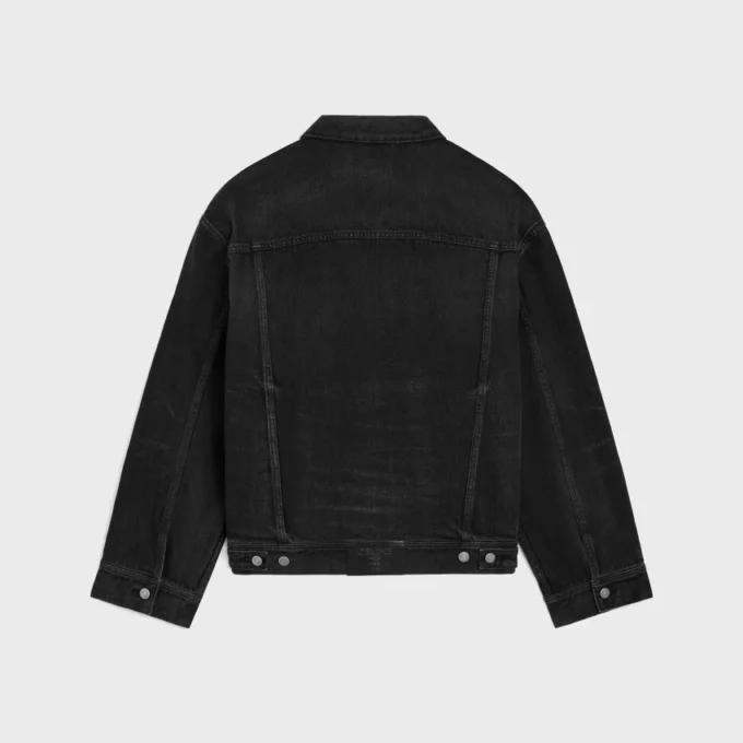 Veste trucker en denim de coton Veste trucker en denim de coton