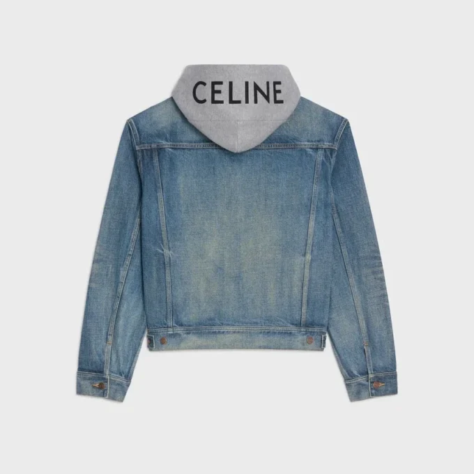 Veste trucker en denim de coton Veste trucker en denim de coton