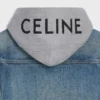Veste trucker en denim de coton Veste trucker en denim de coton