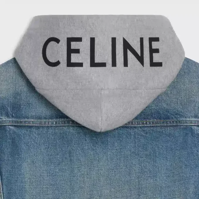 Veste trucker en denim de coton Veste trucker en denim de coton
